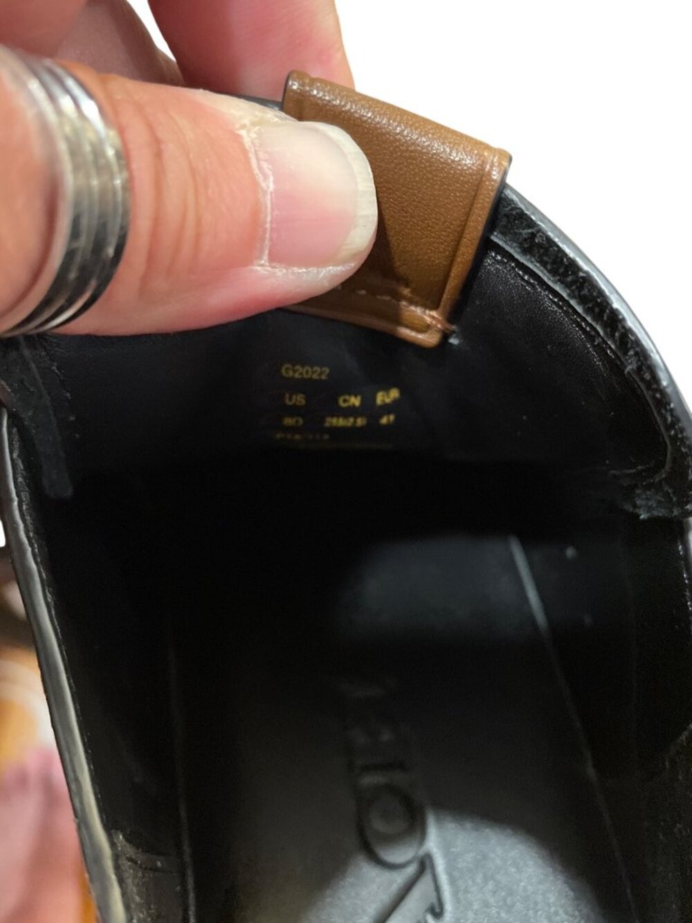 Coach wms black leather low top shark embroided Lightning sneaekrs sz 8D SKU 10- - Picture 10 of 16